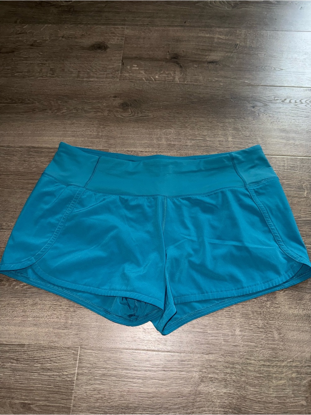 Women's Teal Athletic Shorts - Comfortable Activewear